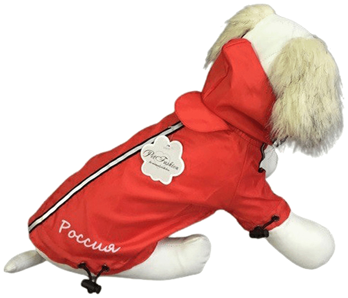 

Дождевик для собак Pet Fashion Россия красный р. 26