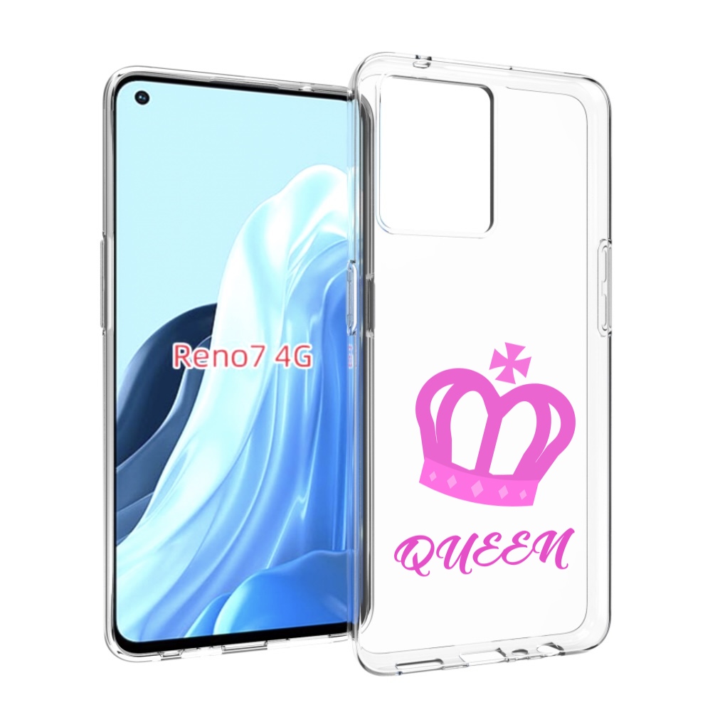 

Чехол MyPads корона-королевы-розовый для OPPO RENO 7 4G, Прозрачный, Tocco