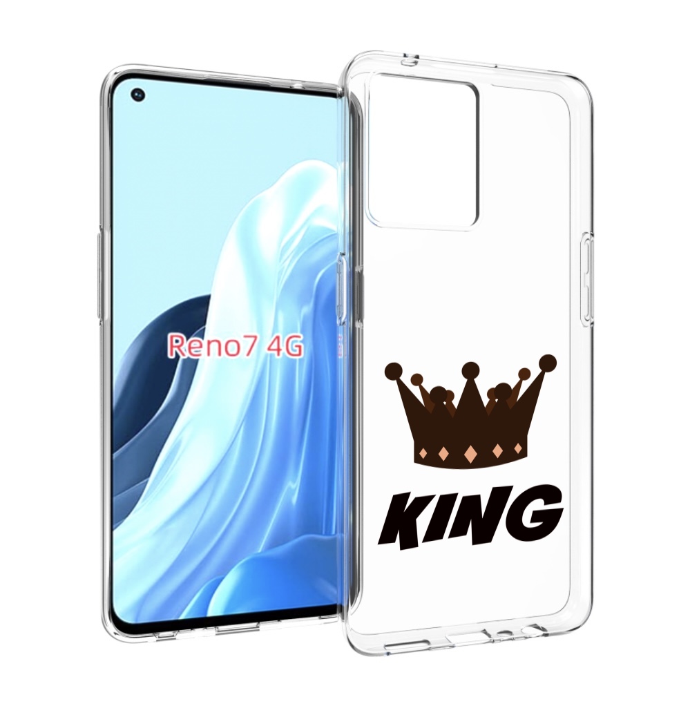 

Чехол MyPads корона-короля-черный для OPPO RENO 7 4G, Прозрачный, Tocco