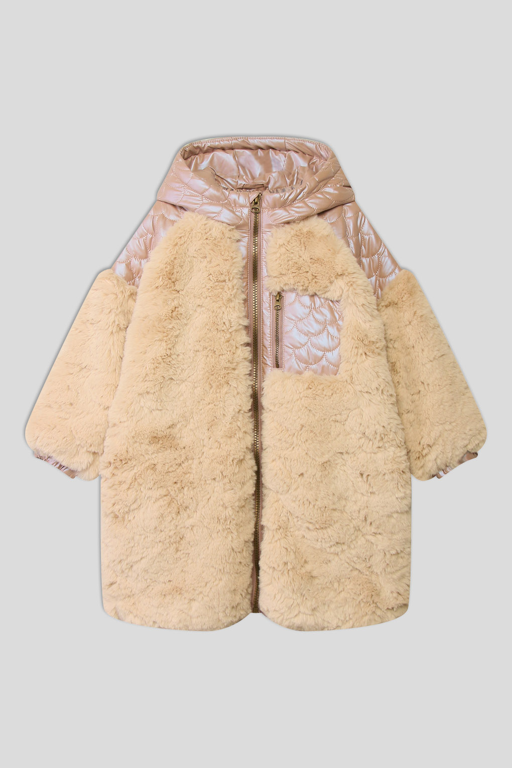 Пальто для девочек Choupette, молочный 128р.