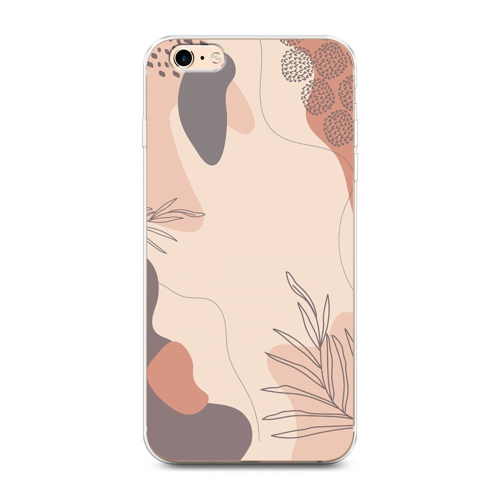 

Чехол на Apple iPhone 6 Plus/6S Plus "Нюдовые тона", Коричневый;серый, 10550-4