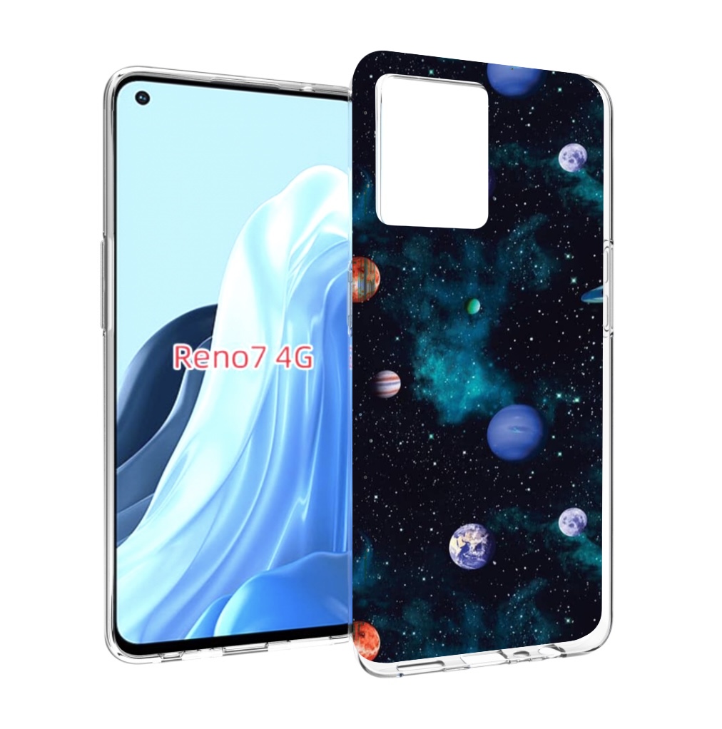

Чехол MyPads космическое-пространство для OPPO RENO 7 4G, Прозрачный, Tocco