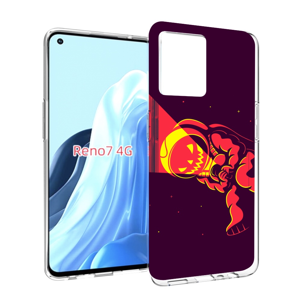

Чехол MyPads космонавт-в-хеллуин для OPPO RENO 7 4G, Прозрачный, Tocco