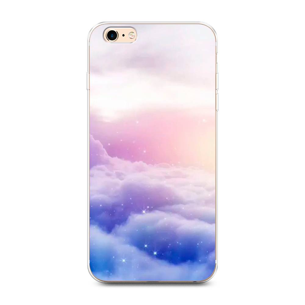 

Чехол на Apple iPhone 6 Plus/6S Plus "Небеса", Голубой;белый;розовый, 10550-2