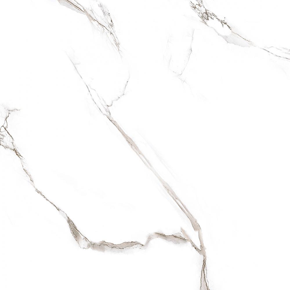 фото Керамогранит grasaro classic marble белый матовый 400х400х8 мм (10 шт.=1,6 кв.м)