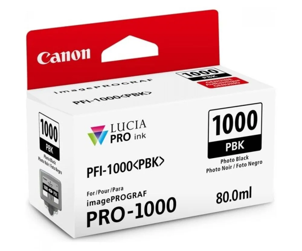 

Картридж для лазерного принтера Canon PFI-1000 PBK черный, совместимый, PFI-1000 PBK