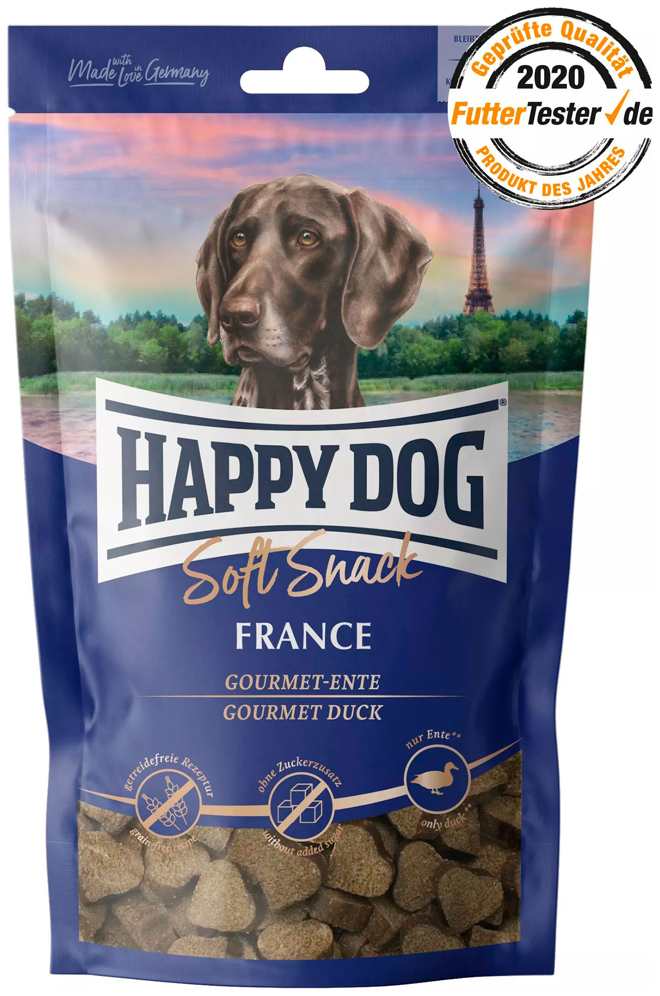 

Лакомство для собак Happy Dog SoftSnack Франция утка 100 г