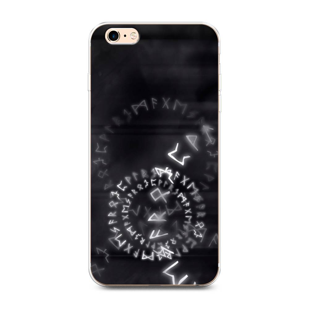 

Чехол на Apple iPhone 6 Plus/6S Plus "Руны", Серый;черный, 10550-3