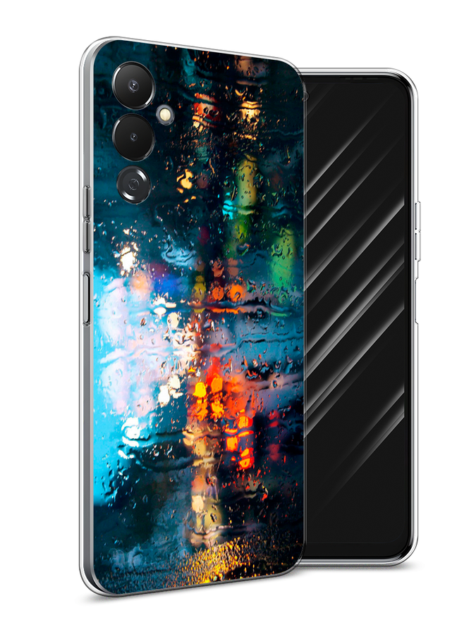 

Чехол Awog на Tecno Pova 4 / Текно Пова 4 "Абстракция 28", Голубой