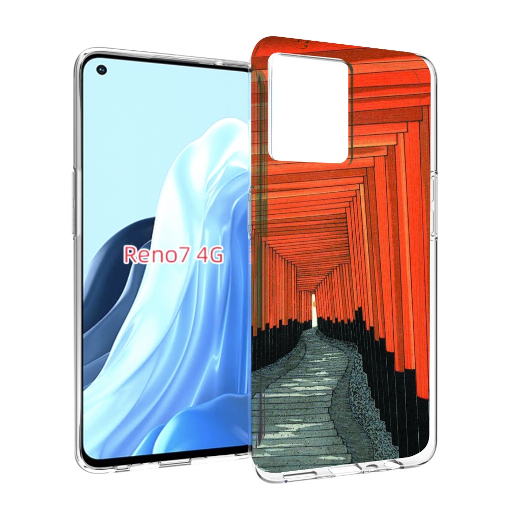 

Чехол MyPads красный коридор для OPPO RENO 7 4G, Прозрачный, Tocco