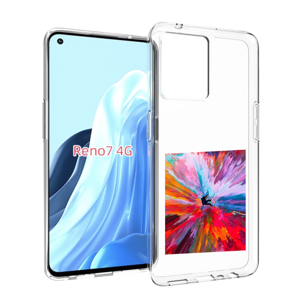 

Чехол MyPads красочный астранавт для OPPO RENO 7 4G, Прозрачный, Tocco