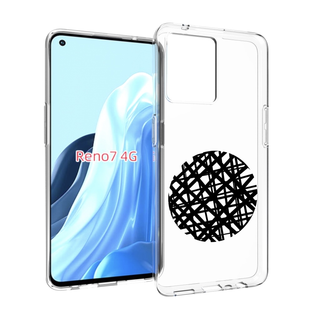

Чехол MyPads круглая-абстракция для OPPO RENO 7 4G, Прозрачный, Tocco