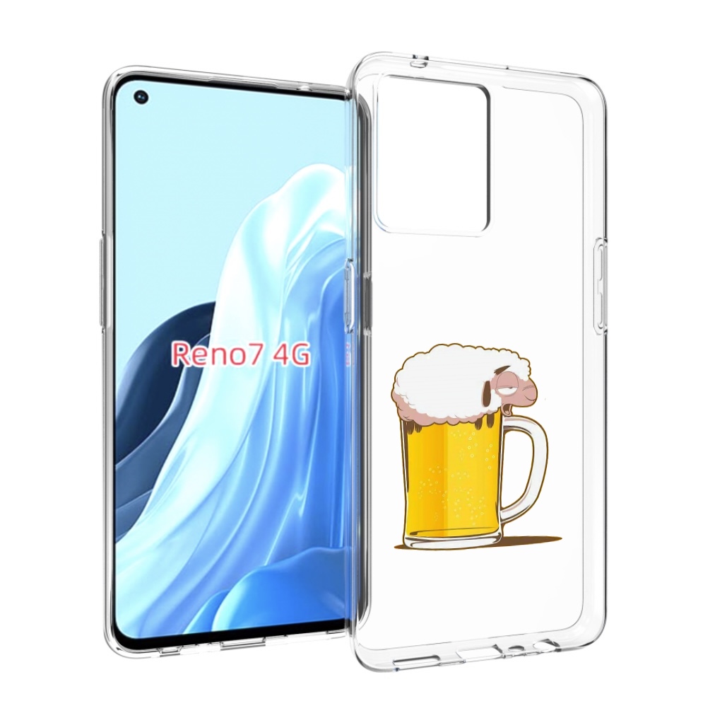 

Чехол MyPads кружка пива для OPPO RENO 7 4G, Прозрачный, Tocco