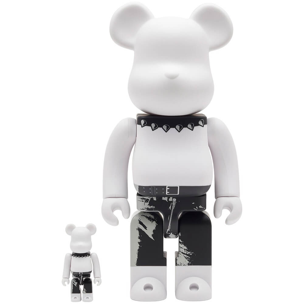 Фигура Bearbrick Medicom Toy The Rolling Stones Sticky Fingers 400% and 100%