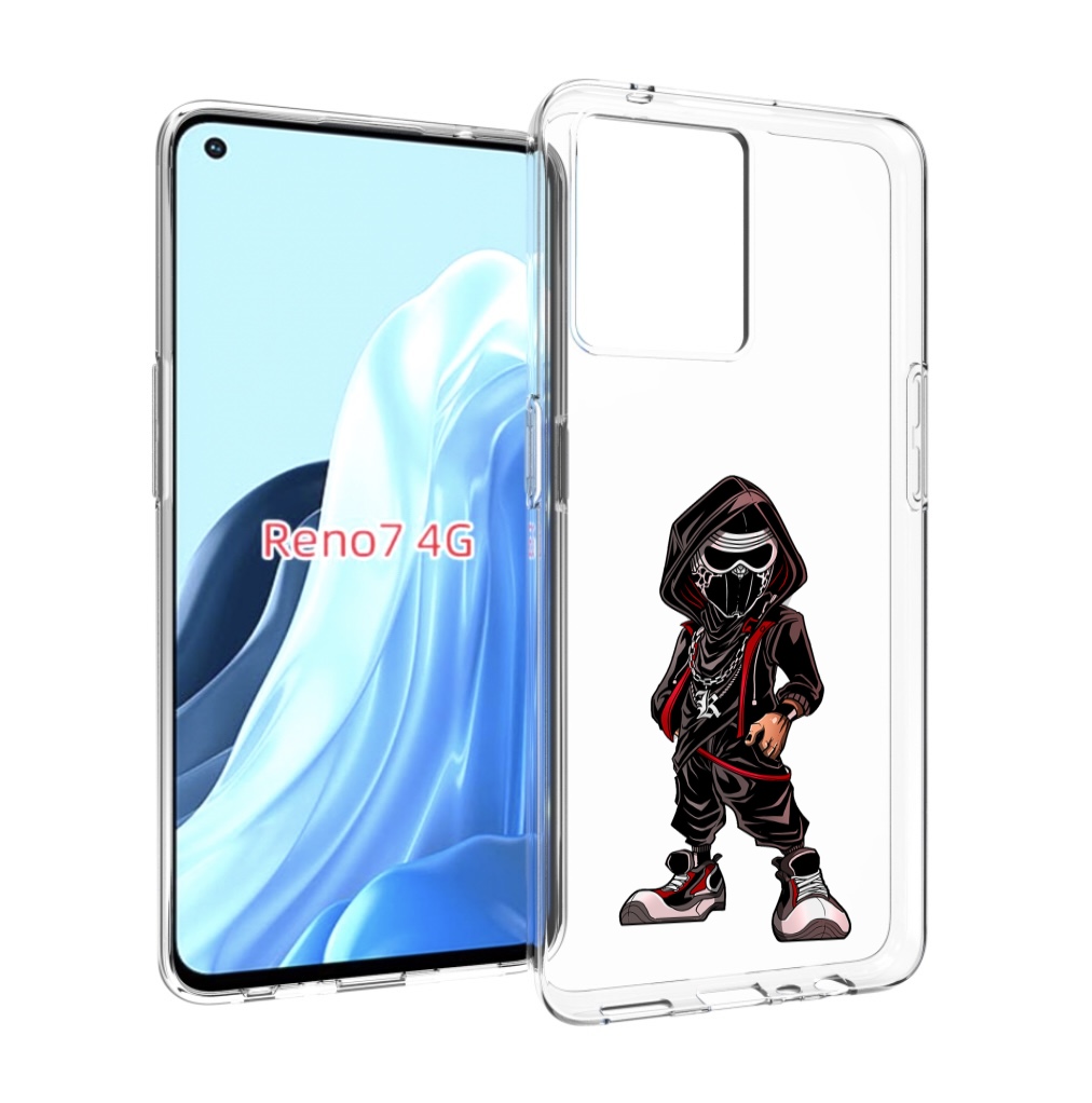 

Чехол MyPads крутой-ниндзя для OPPO RENO 7 4G, Прозрачный, Tocco