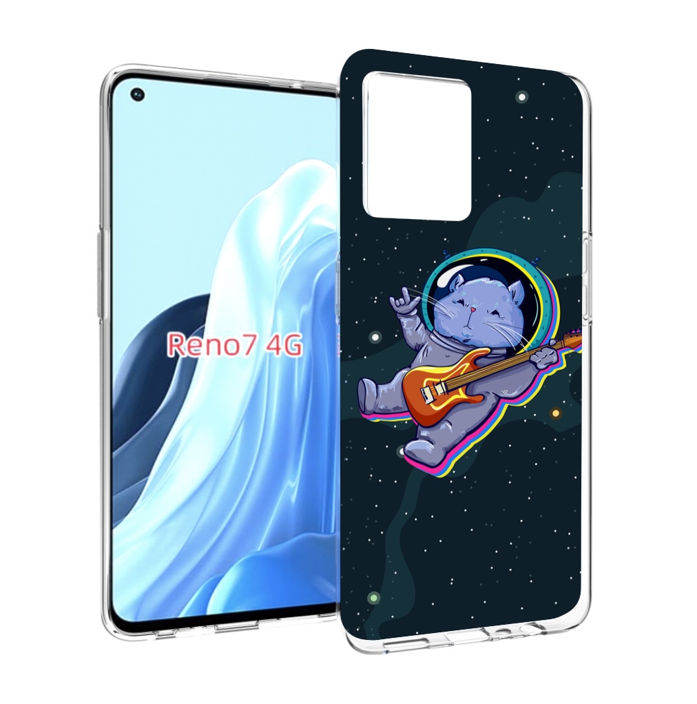 

Чехол MyPads крутой-хомяк-в-космосе для OPPO RENO 7 4G, Прозрачный, Tocco