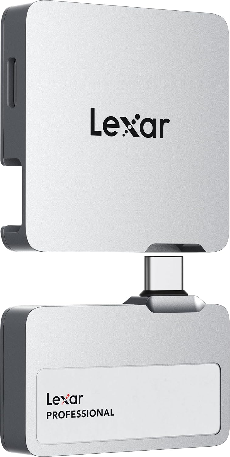 

Внешний SSD диск Lexar Professional Go 1 ТБ (31664), Серебристый, Professional Go