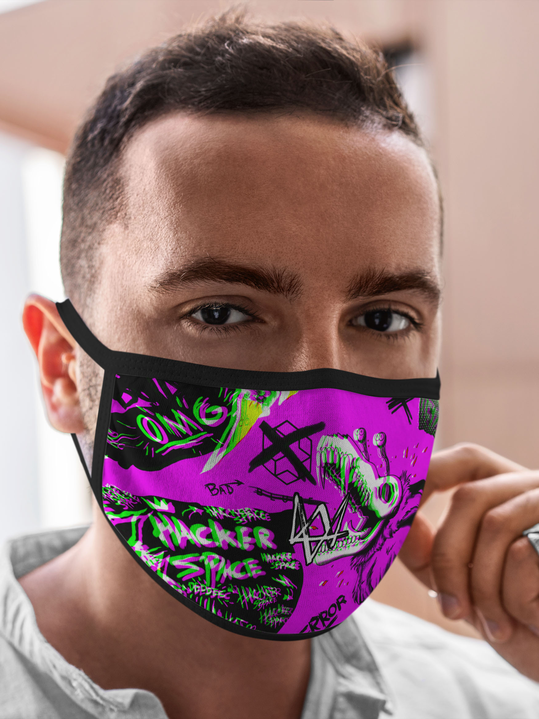 

Многоразовая маска унисекс Burnettie Watch Dogs 2 Dogsded Sec, Разноцветный, Watch Dogs 2 Dogsded Sec