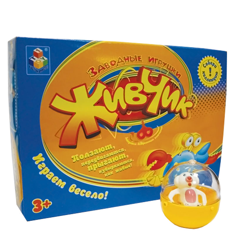 

Игрушка в яйце 1Toy Живчик корова, в ассорт.