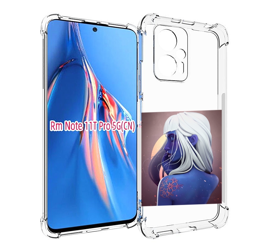 

Чехол MyPads аватар-с-цветком для Xiaomi Redmi Note 11T Pro / 11T Pro Plus / Poco X4 GT..., Прозрачный, Tocco