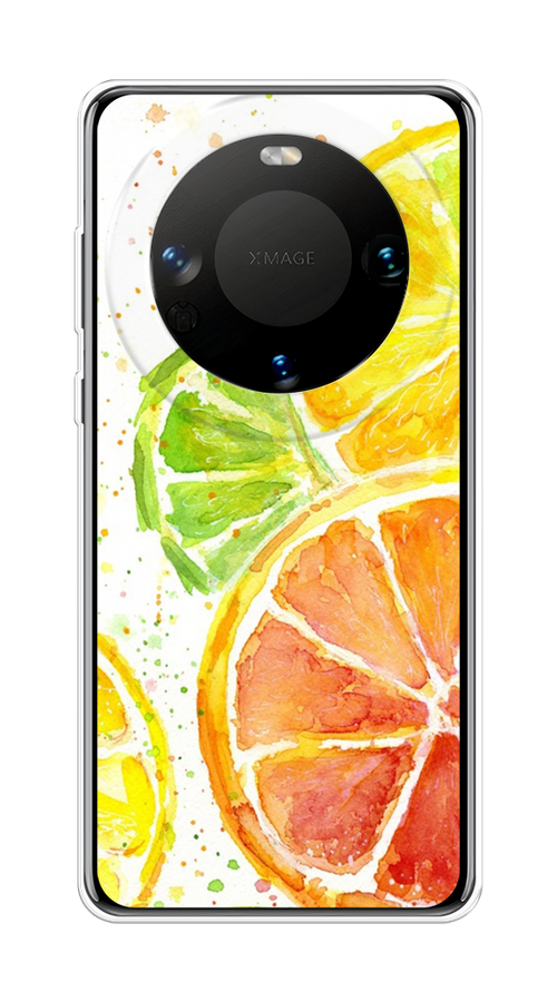 

Чехол на Huawei Mate 60 "Цитрусовые", Белый;желтый;красный;зеленый, 6122150-1