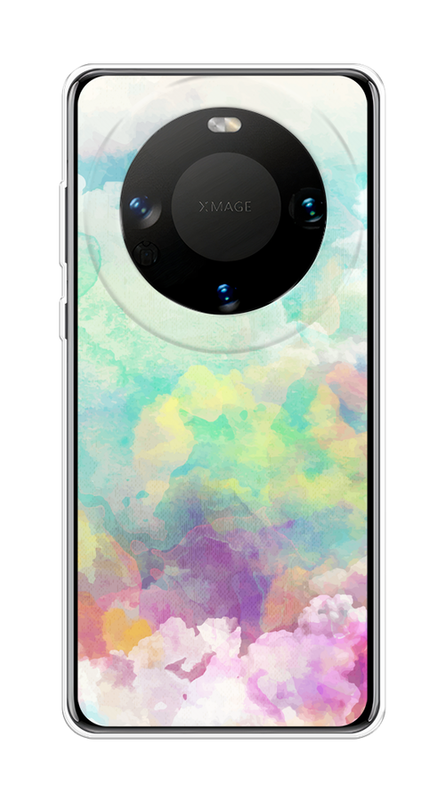 

Чехол на Huawei Mate 60 "Воздушное небо", Белый;голубой;розовый;желтый, 6122150-1