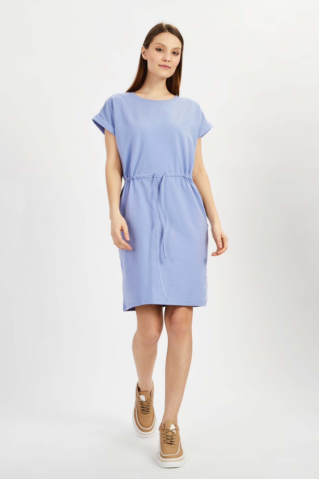 Платье женское Baon B451202 голубое L