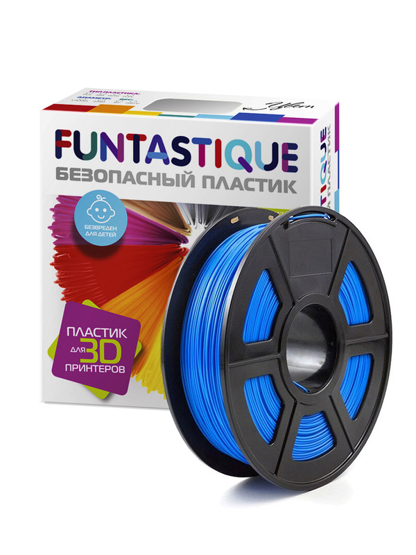 

Пластик в катушке Funtastique PETG,1.75 мм,1 кг, цвет Сапфир