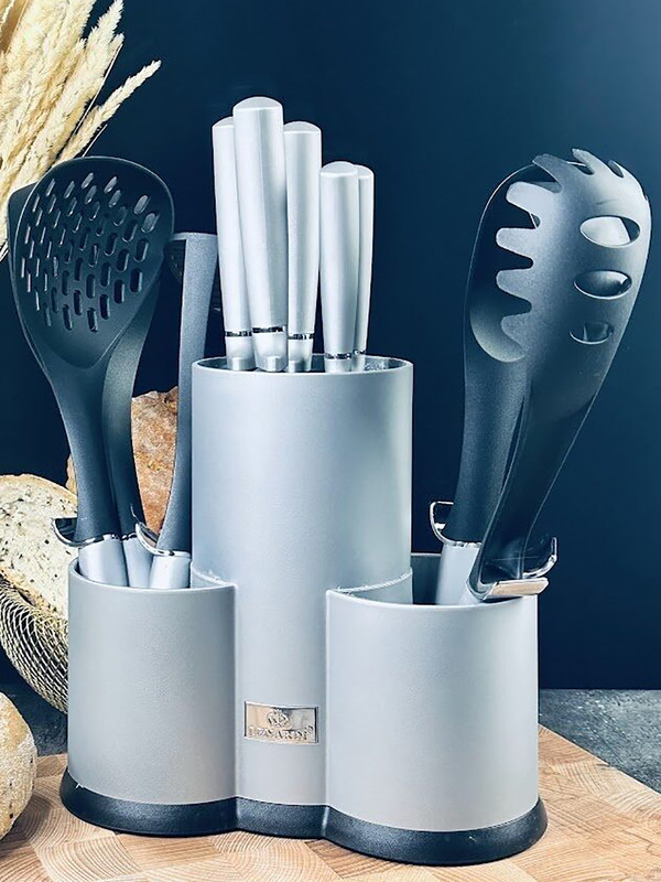 Набор кухонных принадлежностей Lenardi нержавеющая сталь 12 предметов 196-030