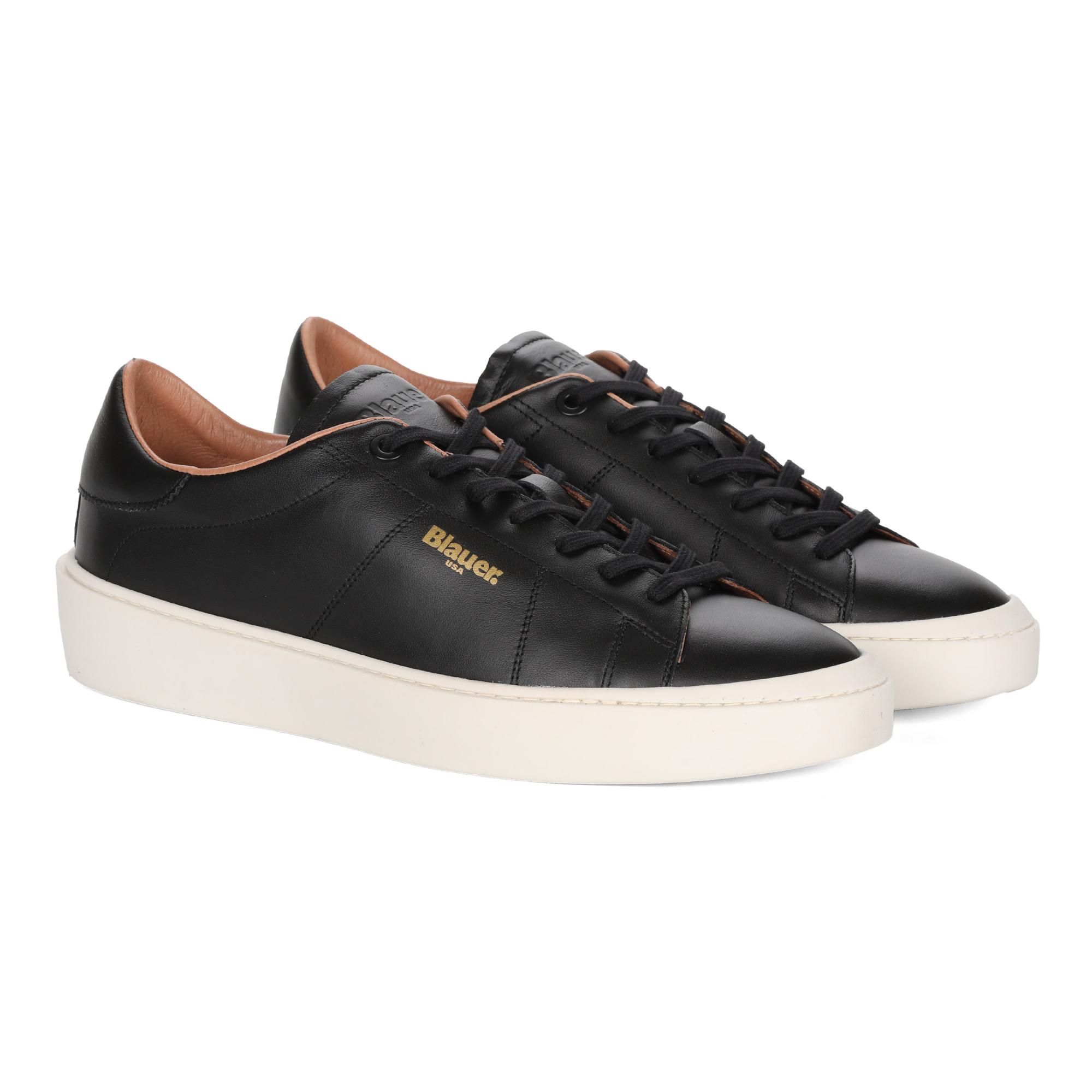 

Кеды мужские Blauer S3STATEN01-VEG черные 44 EU, Черный, S3STATEN01-VEG