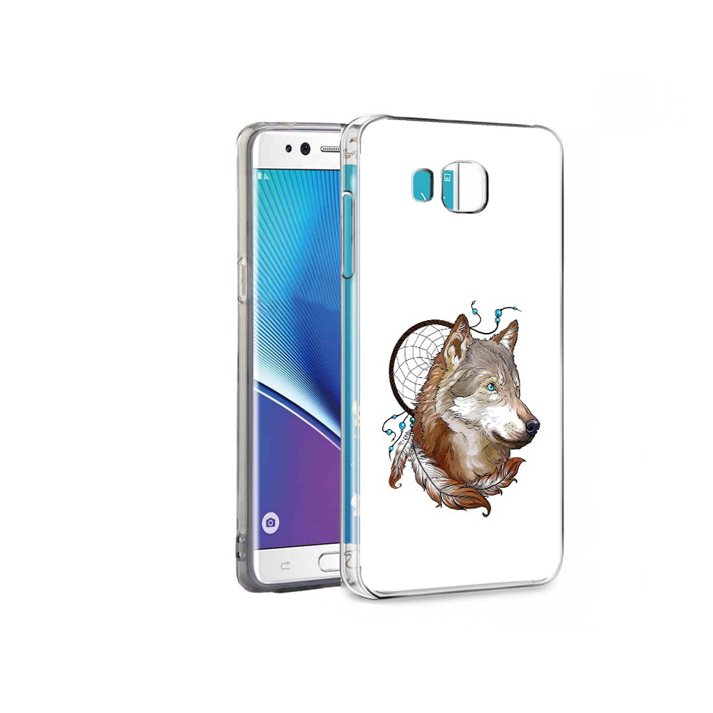 

Чехол MyPads Tocco для Samsung Galaxy Note 7 волк и ловец снов (PT40045.522.269), Прозрачный, Tocco