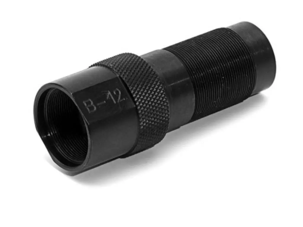 

Дульная насадка Custom Guns Camerton V для Вепрь-12 (длина 70 мм, сужение -0,25)