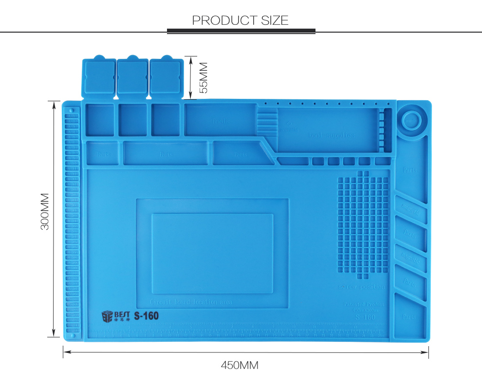 фото Резиновый коврик oem 452х292 мм