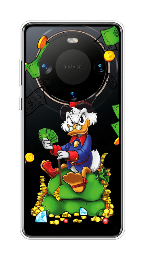 

Чехол на Huawei Mate 60 "Scrooge Richness", Черный;синий;зеленый, 6122150-1