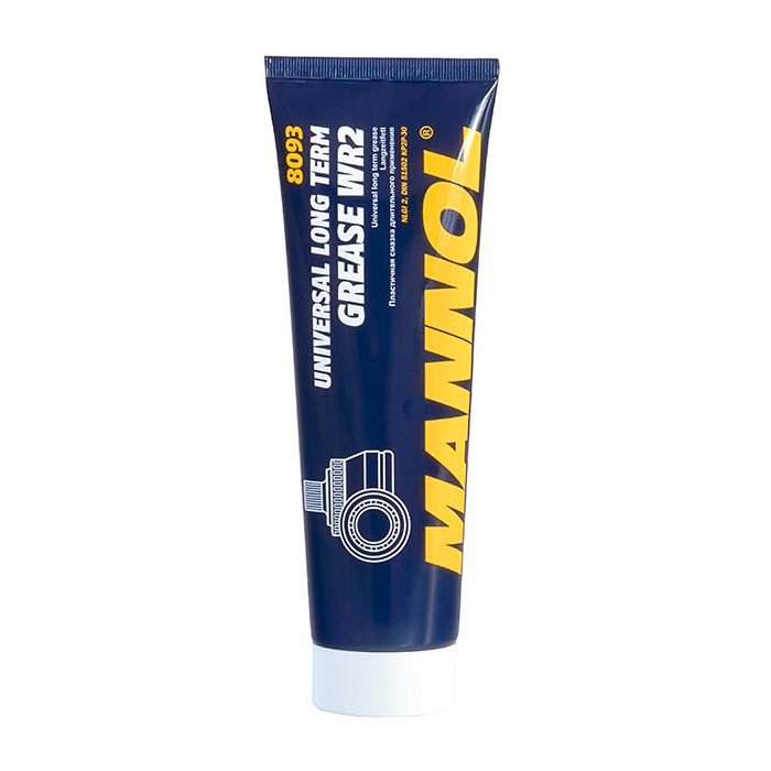 фото Mannol wr-2 universal long term grease wr2 230 гр. пластичная водостойкая смазка 2491