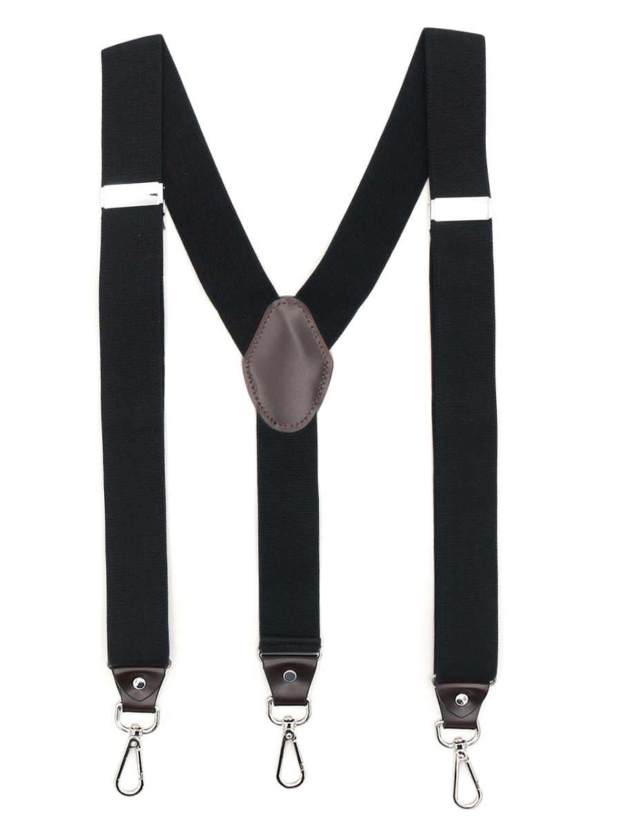 Подтяжки унисекс GENTLETEAM Suspenders-4 черные