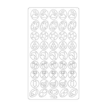 

Трафареты Freedecor, Deep Design T123, Прозрачный