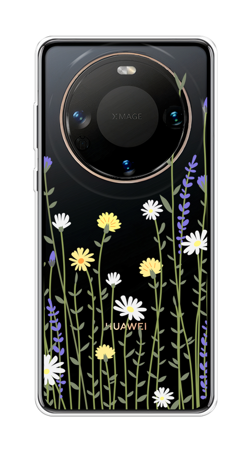 

Чехол на Huawei Mate 60 "Ромашка и лаванда", Зеленый;желтый;прозрачный, 6122150-1
