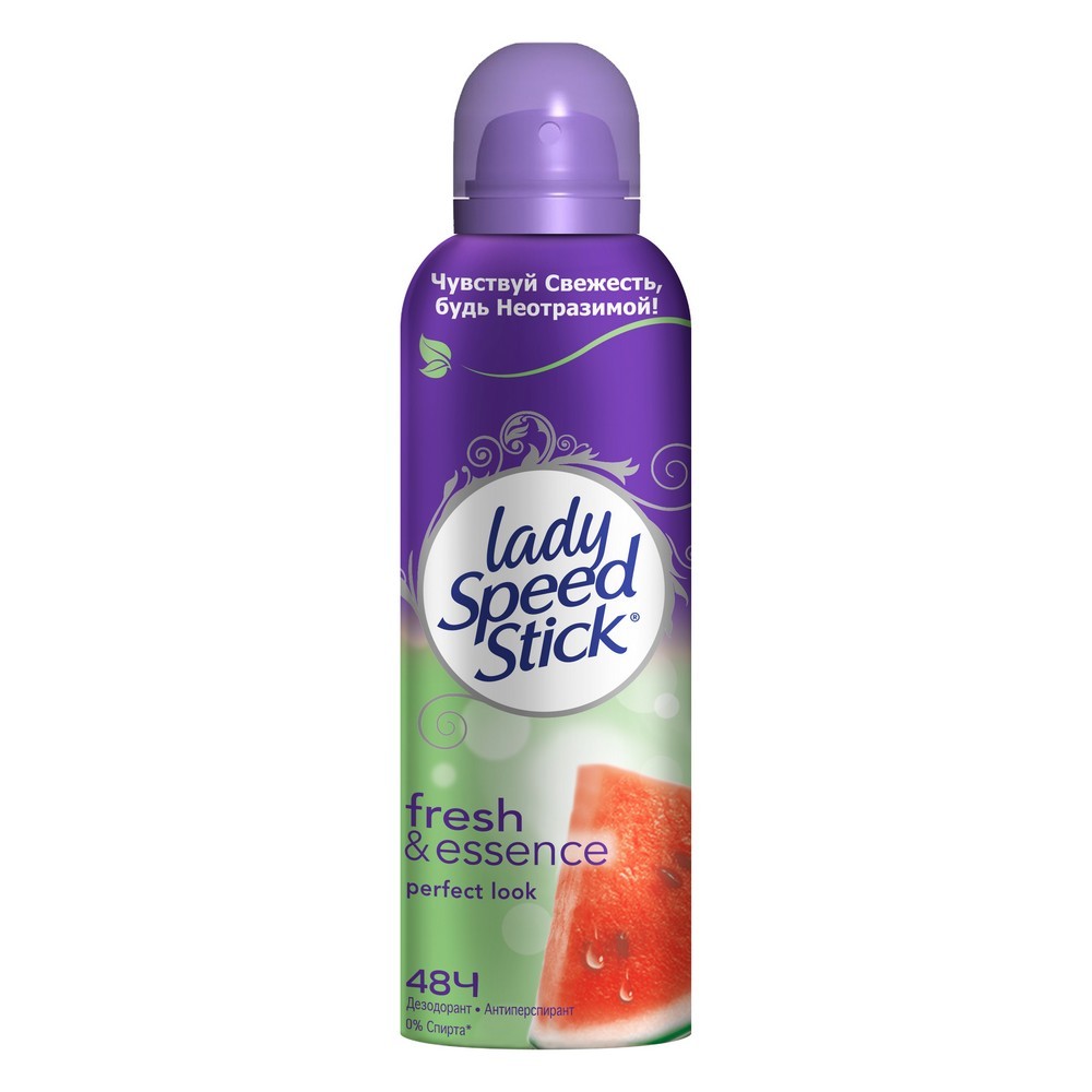 Женский дезодорант - антиперспирант Lady Speed Stick Fresh & Essence  Perfect look, 122 мл дезодорант антиперспирант роликовый для тела nivea эффект пудры женский 50 мл