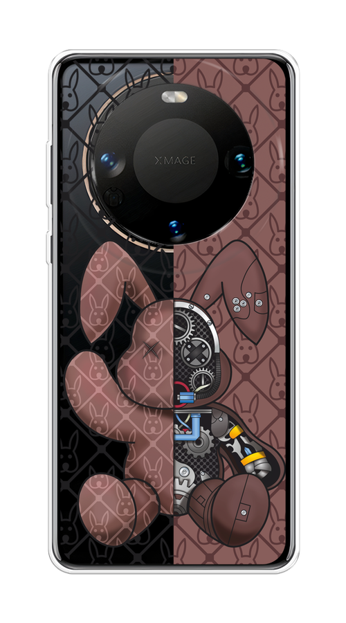 

Чехол на Huawei Mate 60 "Киборг-заяц шоколадный", Коричневый;черный;прозрачный, 6122150-1