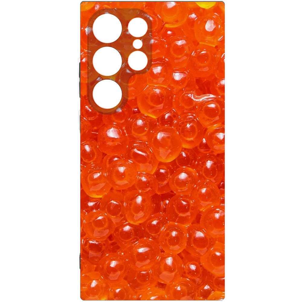 

Чехол-накладка Krutoff Soft Case Икра для Samsung Galaxy S24 Ultra черный