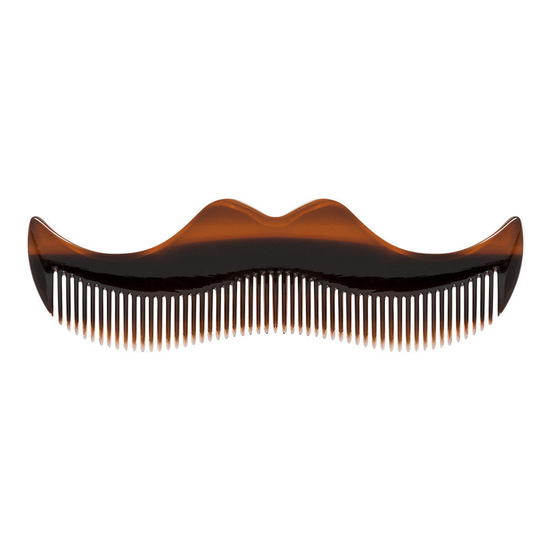 Расческа для усов Morgan's Pomade Moustache Comb Amber подарочный набор morgan s премиальное масло премиальный крем для бороды и усов