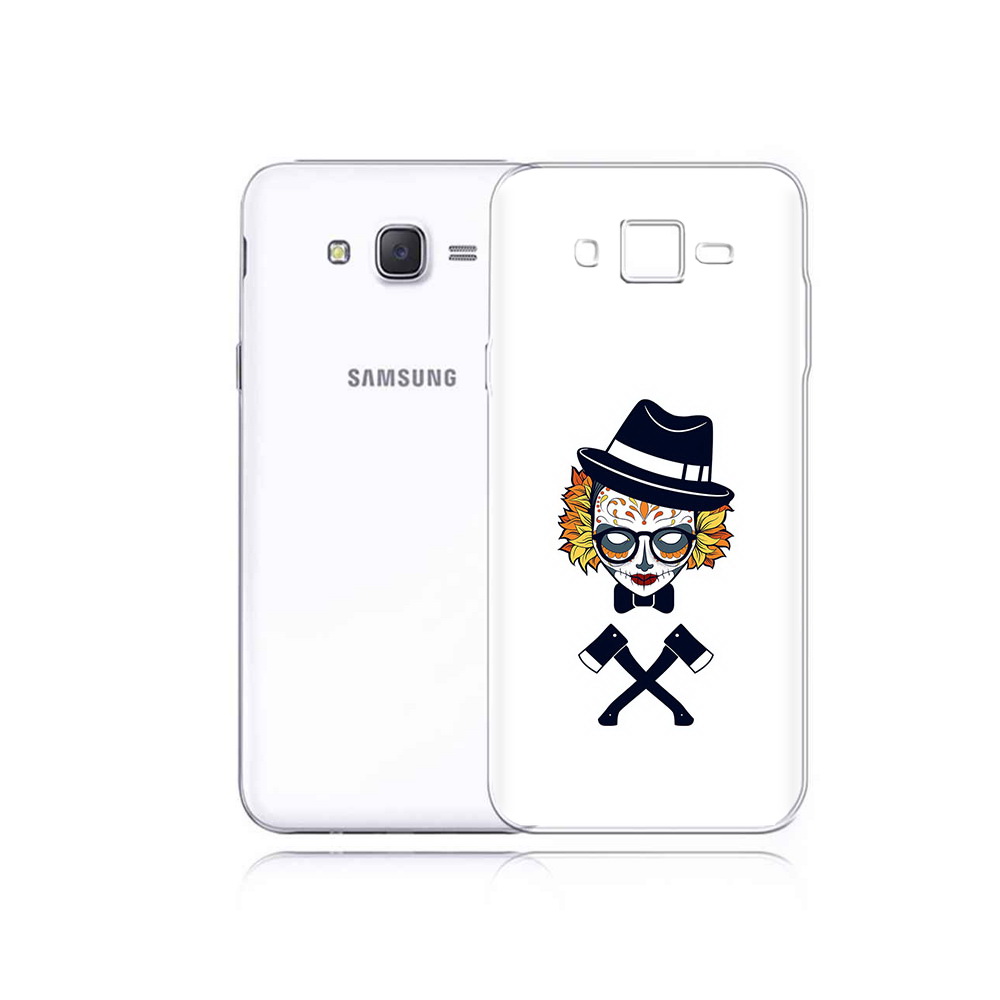 

Чехол MyPads Tocco для Samsung Galaxy J5 девушка в маске с топорами рисунок, Прозрачный, Tocco