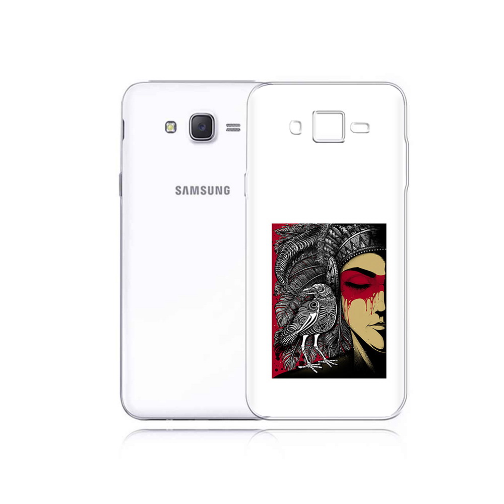

Чехол MyPads Tocco для Samsung Galaxy J5 девушка с вороном в абстракции (PT29188.586.311), Прозрачный, Tocco