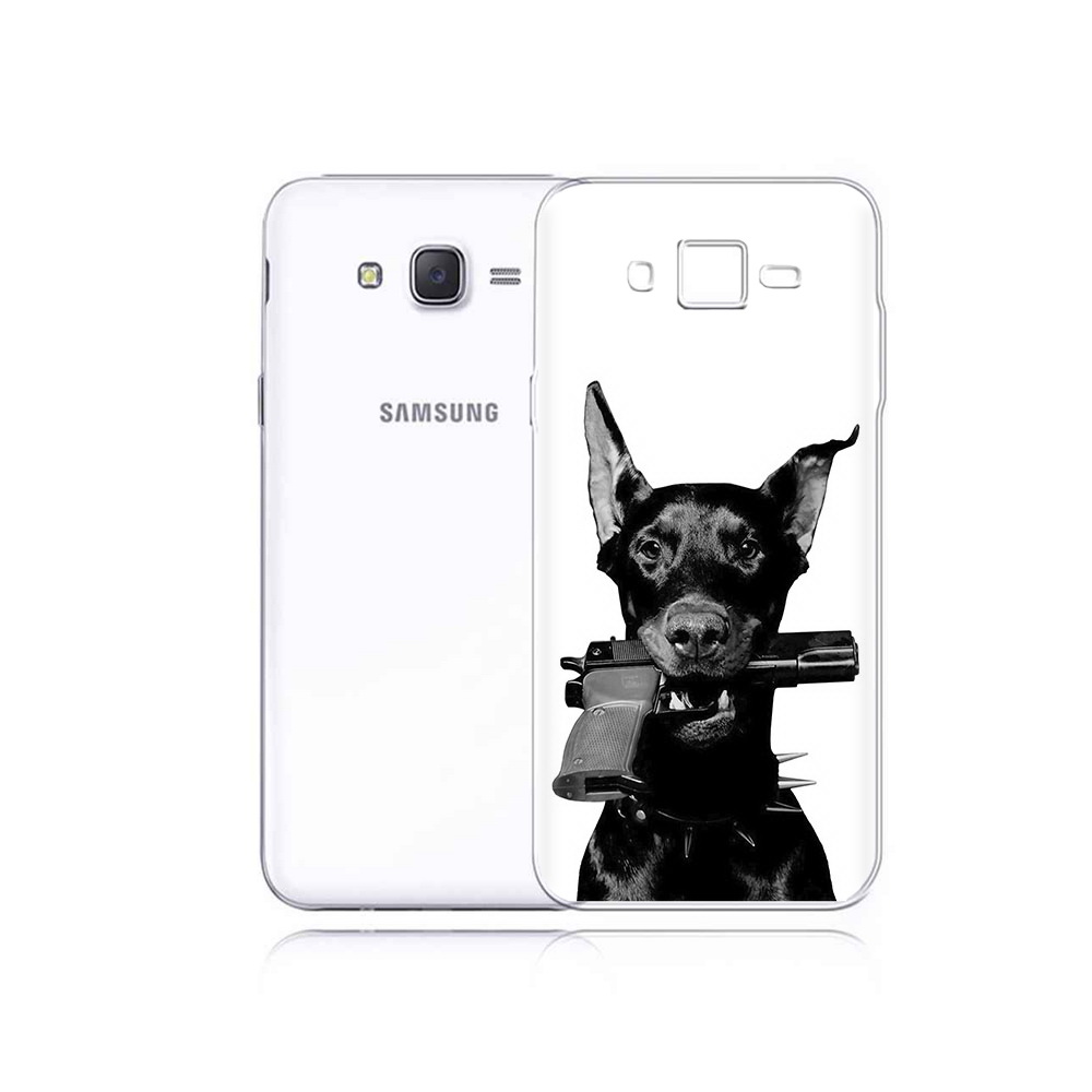 

Чехол MyPads Tocco для Samsung Galaxy J5 доберман с пистолетом (PT29188.586.331), Прозрачный, Tocco
