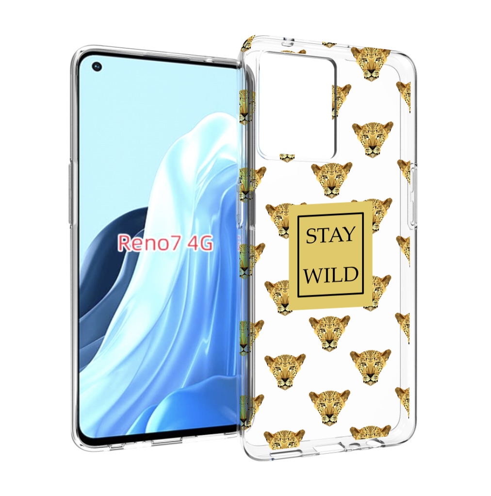 

Чехол MyPads леопард-вайлд для OPPO RENO 7 4G, Прозрачный, Tocco