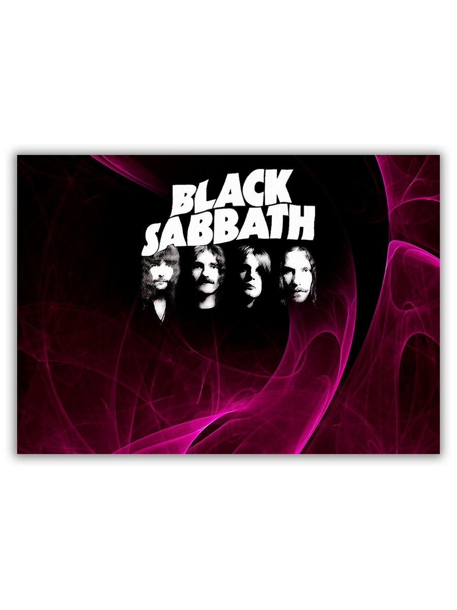 фото Магнит на холодильник drabs малый - a5, black sabbath