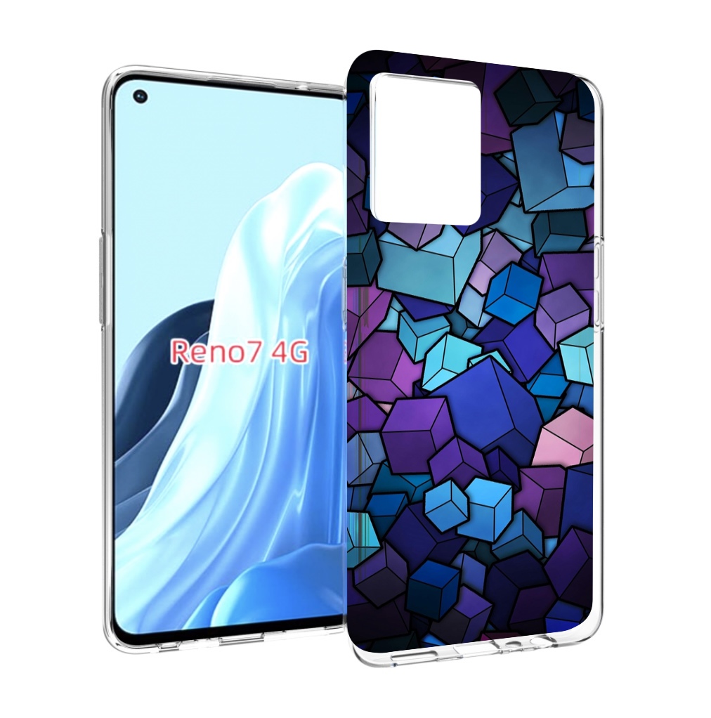 

Чехол MyPads лепестки для OPPO RENO 7 4G, Прозрачный, Tocco