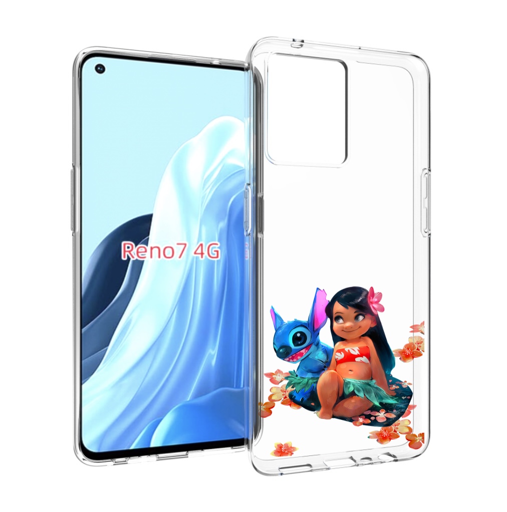 

Чехол MyPads лила-и-стич детский для OPPO RENO 7 4G, Прозрачный, Tocco