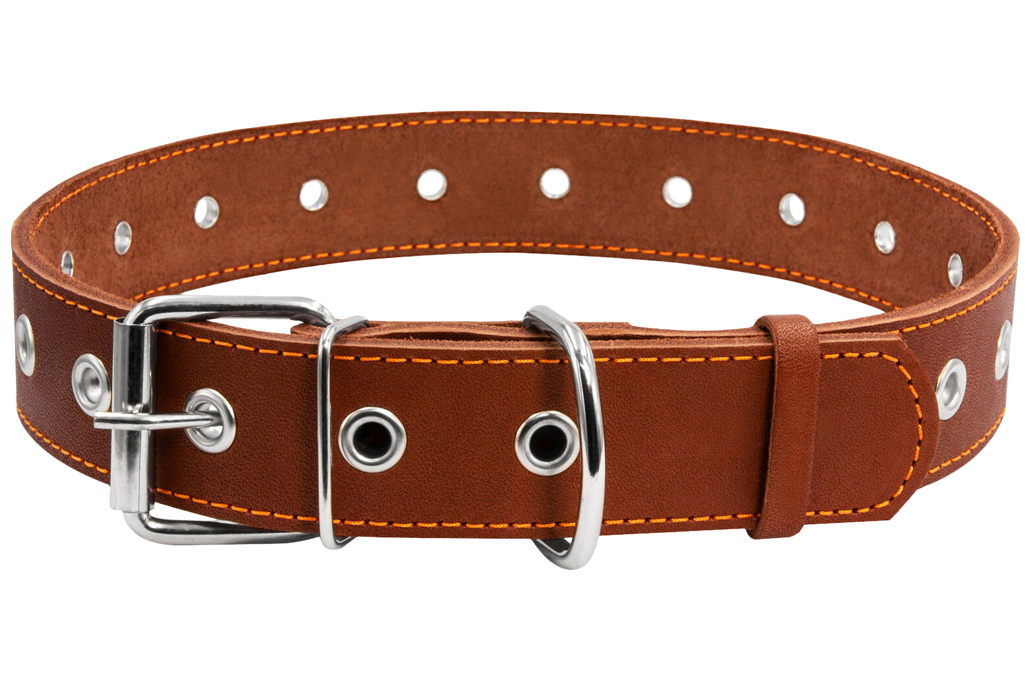 

Ошейник для собак Collar безразмерный коричневый 3,5х69 см